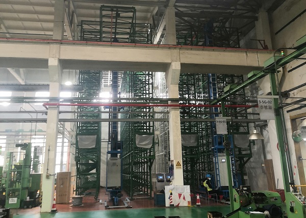 自動倉庫システムは自動車産業にサービスを提供