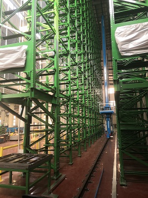 自動倉庫システムは自動車産業にサービスを提供